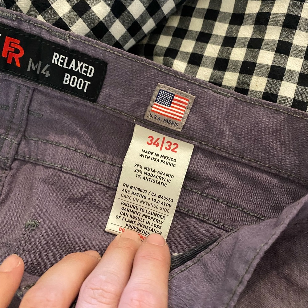 Ariat fr m4 square stitch pants used but no rips